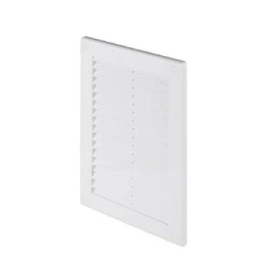 Image of White Air Vent Grille 150mm x 200mm / 6&#039;&#039; 8&#039;&#039; inch with Fly Screen/Anti Insect Mesh Ventilation Cover.