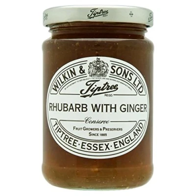 Image of Tiptree Rhubarb &amp; Ginger Conserve 340g (Pack of 2)