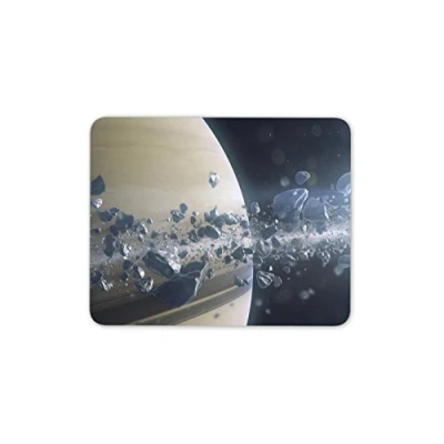 Image of Destination Vinyl ltd Saturn Rings Mouse Mat Pad Space Planet Science Astronomy Computer #8864