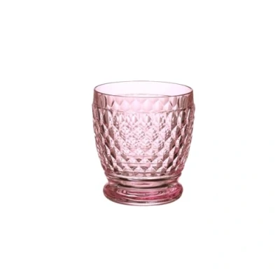 Image of Villeroy &amp; Boch Boston Coloured Tumbler, Crystal, Rose