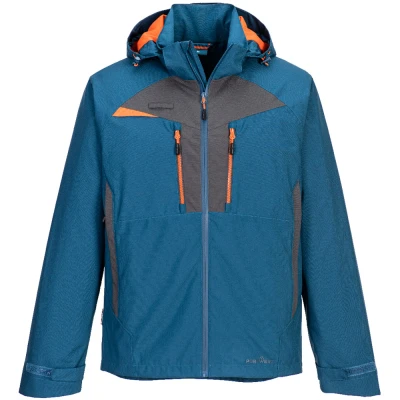 Image of Portwest DX4 Rain Jacket Metro Blue Medium