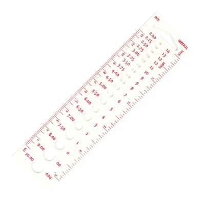 Image of Pony Knitting Gauge, Multi Colour, 4.5 x 3.9 24 cm