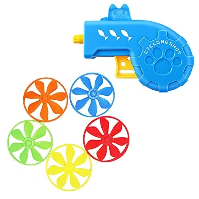 Image of Apofly Cat Fetch Toys Set Pet Tracking Toy Catching Chasing Interactive with Flying Propellers 6pcs