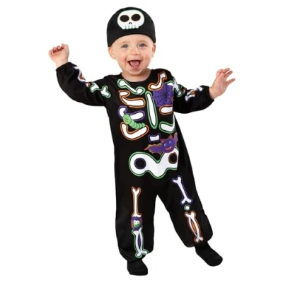 Image of Morph Skeleton Costume Kids Toddler Boy For Boys Baby Halloween 1 2 Years