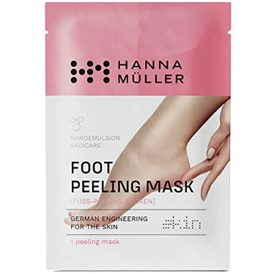 Image of Foot Peel Mask Exfoliator and for Hard Skin Cracked Heel, Masks with AHA Blend, Salicylic Acid, Botanical Extracts, Vitamin C A, Feet Peeling