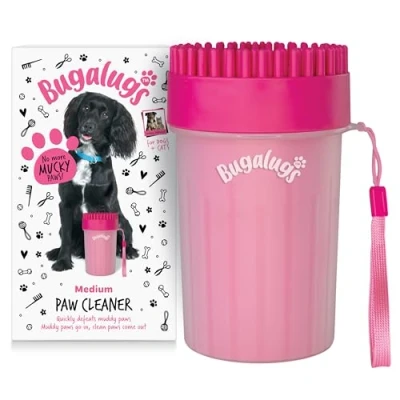 Image of Bugalugs Dog Paw Cleaner Washers For Dogs. A Portable Shower Dogs &amp; Cats. Foot Washer is an Essential Walking Accessories (Medium)