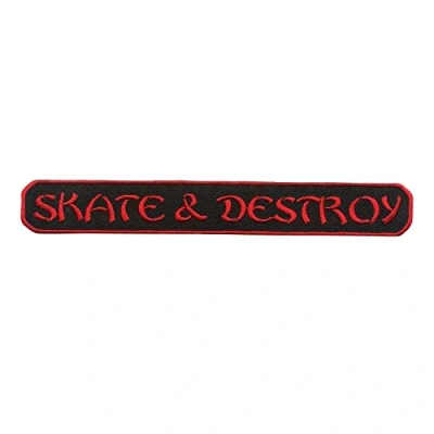 Image of Freak Scene Patch Skate &amp; Destroy red and Black