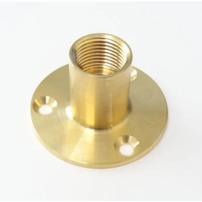 Image of UKDeals Direct® Outdoor 1/2&#039;&#039; Garden Tap, Through Tube, Wall Flange Bracket 1/2&quot;, Back Plate Elboe 15mm x 1/2&quot; (Wall Only 1/2&quot;)