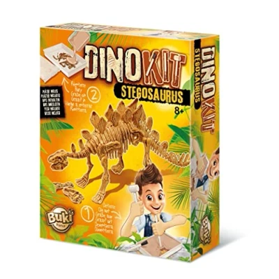 Image of Buki France Dino Excavation Kit Stegosaurus Geology, Exploratory Skills, Ages 8+