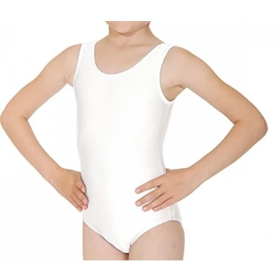 Image of Roch Valley &#039;Joanne&#039; Nylon/Lycra* Leotard White Age 11 13 146 152cm (3A)