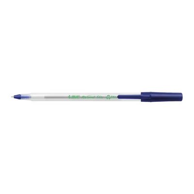Image of Bic Ecolutions Stic Ball Pen Recycled Slim 1.0mm Tip 0.4mm 893240
