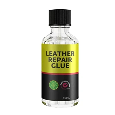 Image of Leather Glue Repair Kit, Adhesive Practical Restorer, Kit For Rips, Tears And Holes, Furniture Car Seats Sofa Purses Bags Jackets Coats
