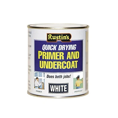Image of Rustins Quick Dry Primer &amp; Undercoat White 500ml