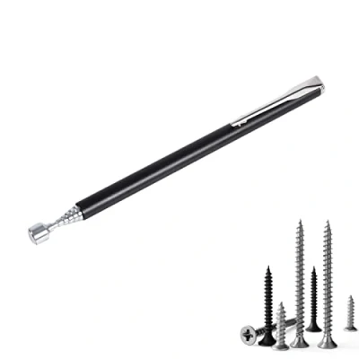 Image of Portable Telescopic Easy Magnetic Pick Up Rod Stick Extending Magnet Handheld Tool(Black)