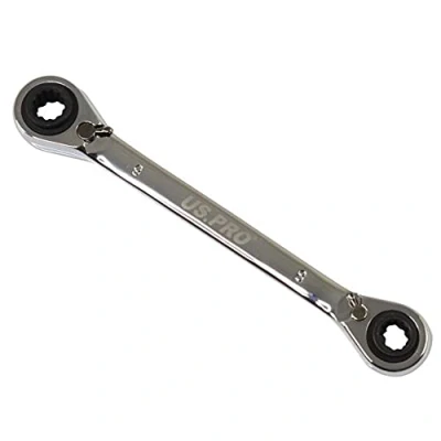 Image of US Pro 4 in 1 Reversible Ratchet Spanner 8mm 9mm 10mm 11mm 72 Teeth