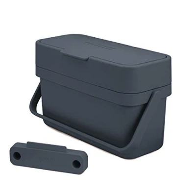 Image of Joseph Compo 4 Easy fill Slimline Food Waste Recycling Caddy with air vent, optional door mount, Litres Graphite
