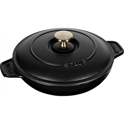 Image of STAUB 40509 579 0 Oven dish Round 20cm Black