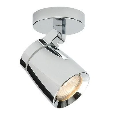 Image of Knight Single IP44 35W spot Light Chrome Plate 39166