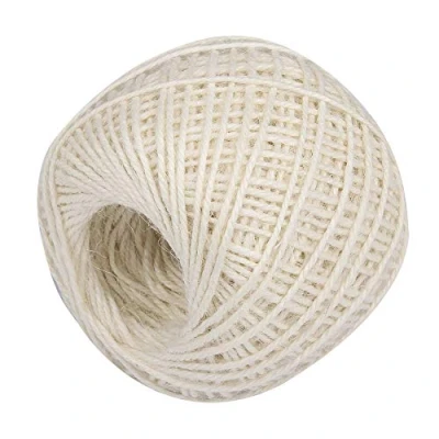 Image of Jute Twine Garden Twine, 50m Natural String Rope for Floristry, Gifts, DIY Arts&amp;Crafts, Decoration, Bundling, Gardening and Recycling Beige
