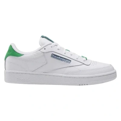 Image of Reebok Men&#039;s Club C 85 Sneaker, White Sport Green Blue Slate, 8 UK