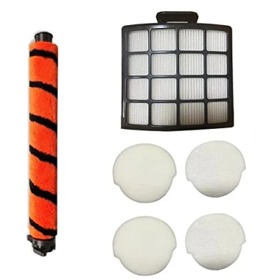 Image of Roller Brush Hepa Filter Set for Shark NZ850UK / NZ850UKT Lift away Bagless Upright Vacuum Cleaner (1 Brush, 1 Filter, 4 Spongs)