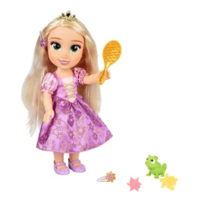 Image of Disney Princess My Singing Friend Rapunzel Feature Doll, 14 / 35 cm Tall Doll Sings and Says Over 10 Story Inspired Phrases, Accessories Included For Added Play, Perfect Girls Aged 3+