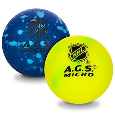 Image of Franklin Sports NHL Hockey Training Balls Mini for Stick Handling Practice + Ice Street Skill 2 Pack Assorted Colors