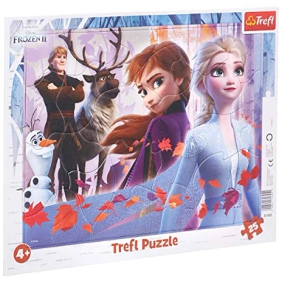 Image of Trefl 25 Piece Kids Infant Disney Frozen 2 Adventures Frame Jigsaw Puzzle