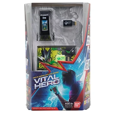 Image of BANDAI NAMCO Entertainment 87791 Vital Hero Digimon Electronic Pet, Interactive Band Black, S