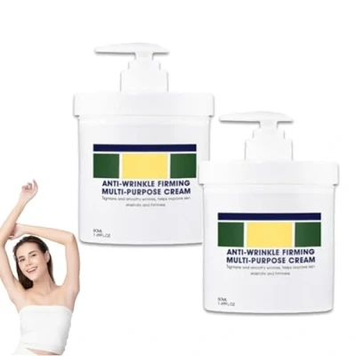 Image of 2 Pcs Advanced Firming &amp; Wrinkle Reducing Cream, Skin Rejuvenating Serum, Restore Elasticity, for All Types