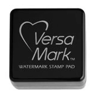 Image of Tsukineko VersaMark Small Transparent Oil Based Ink Fast Drying Waterproof Optimal for Stamping, Embossing, and Crafting, pad Size: 2,4 x cm