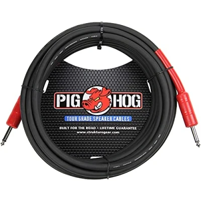 Image of Pig Hog PHSC25 High Performance 14 Gauge 9.2mm 1/4&quot; Speaker Cable, 25 Feet