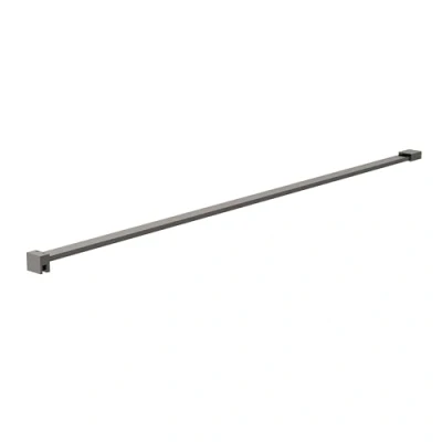 Image of Wetroom Screen Support Bar for use with 1950mm High Screens Brushed Pewter Balterley