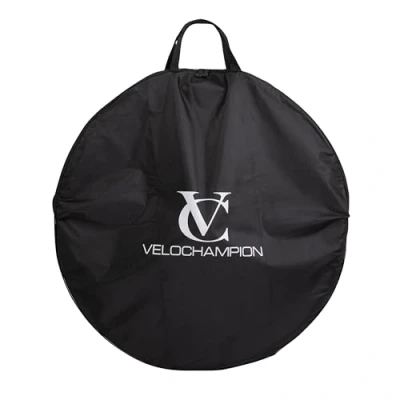 Image of VeloChampion Waterproof Bike Storage Bag for 26&quot; 27.5&quot; 29&quot; Mountain Wheels Durable Lightweight Bicycle Wheel Cover Travel (1)