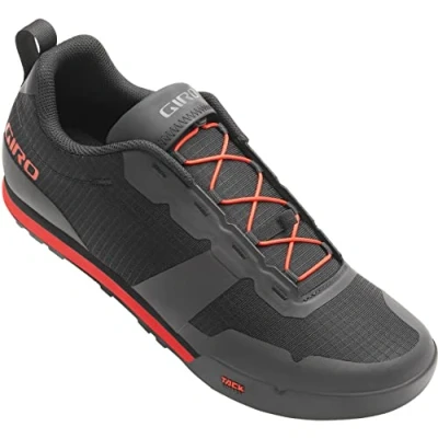 Image of GIRO TRACKER FASTLACE BLK/BRT RED SHOES SIZE 45 22