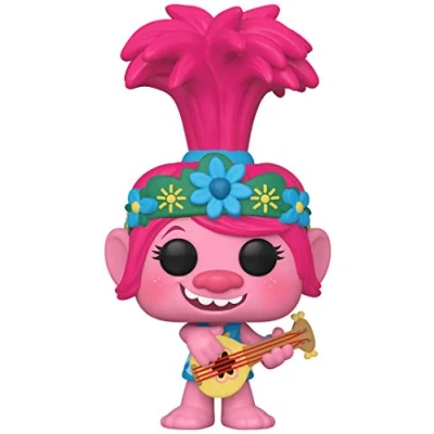 Image of Funko Pop! DreamWorks: Trolls World Tour Poppy With Guitar (Exclusive)