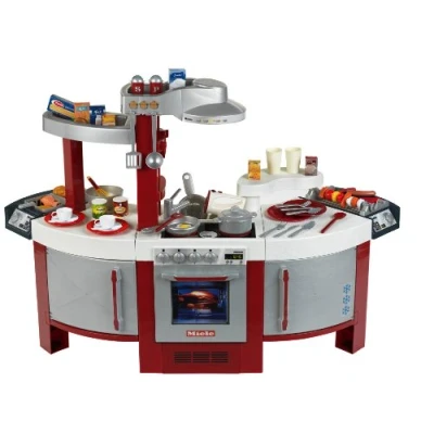 Image of Theo Klein 9125 Miele Kitchen No. 1 I Can be played on both sides Hotplate With sound lots of accessories Toy for children aged 3 years and up