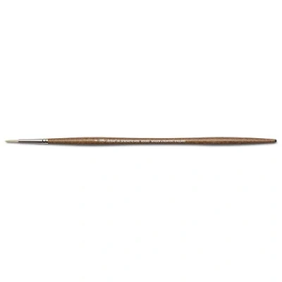 Image of Winsor &amp; Newton Oil Painting Brush, Synthetic, Brown, Nr. 2 Rundpinsel