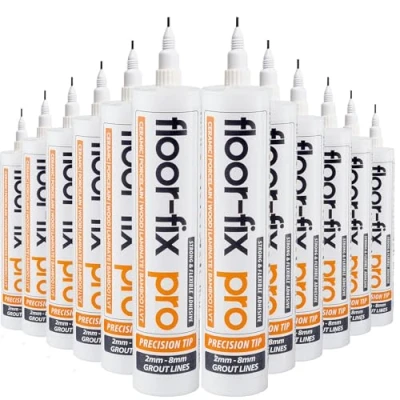 Image of Floor Fix Pro All in One Micro Precision Injector Kit, For Fast Repair of Loose/Hollow &amp; Creaky Tiles, Wood, LVT Laminate. Includes a Reusable Syringe Adapter With Anti Clog &quot;Wire Cap&quot; Technology