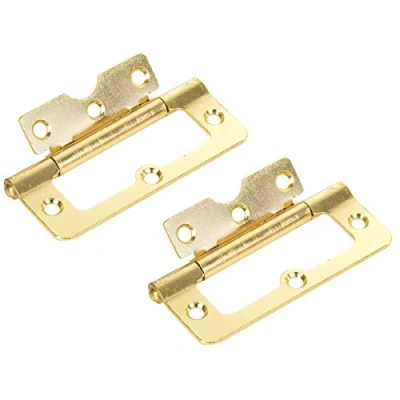 Image of Pair of Quality Brass 100mm/4&quot; Hurl Hinges