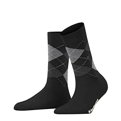 Image of Burlington Women&#039;s Covent Garden W SO Cotton Patterned 1 Pair Socks, Black (Black 3000) new eco friendly, 3.5 7