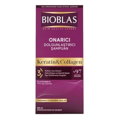Image of Bioblas Anti Hair Loss Collagen+Keratin Shampoo