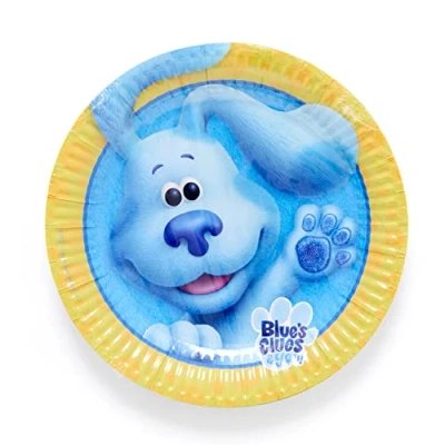 Image of Amscan 9913280 Blue&#039;S Clues Plate 23Cm