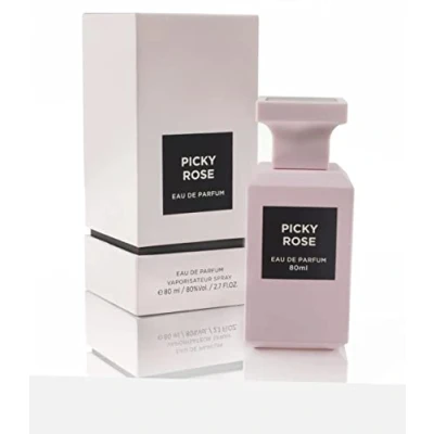 Image of Picky Rose fragrance World Perfume unisex EDP 80ml long Lasting