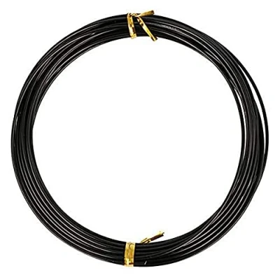 Image of Artemio 5 m x 1.5 mm Aluminium Wire, Black