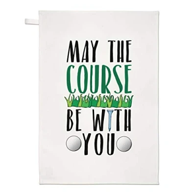 Image of May The Course Be with You Golf Tea Towel Dish Cloth