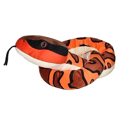 Image of Wild Republic Eastern Cottonmouth, Snake Plush, Stuffed Animal, Plush Toy, Kids Gifts, 54 Inches
