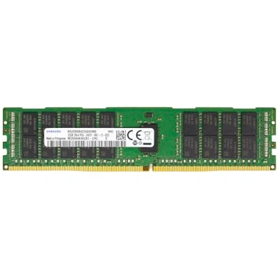 Image of Samsung M393A4K40CB1 CRC 32 GB, DIMM 288 Pin, 2400 MHz/PC4 19200, CL17, 1.2 V, Registered, ECC Memory Multi Colour
