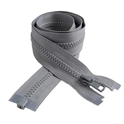 Image of IPEA BSLAM070/10 Zipper Size #5, Divisible Hinges, Length 70 cm Width 30 mm, Grey, 2 Pieces