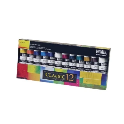 Image of Liquitex Professional Heavy Body acrylic Classic 12 set, assorted